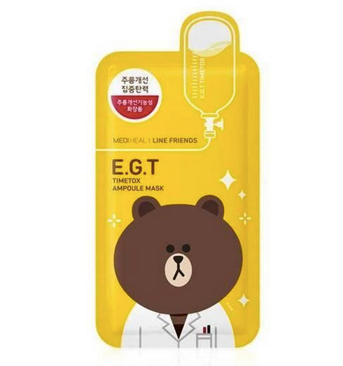 Mediheal - E.G.T Timetox Ampoule Mask (Line Friends Edition) - Beflaire