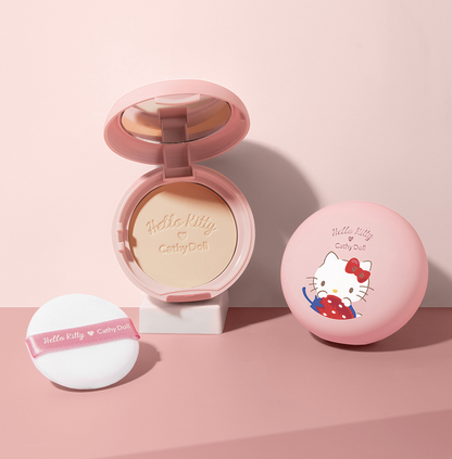 Hello Kitty Oil Control Blur Pact 6.5g Translucent - Beflaire